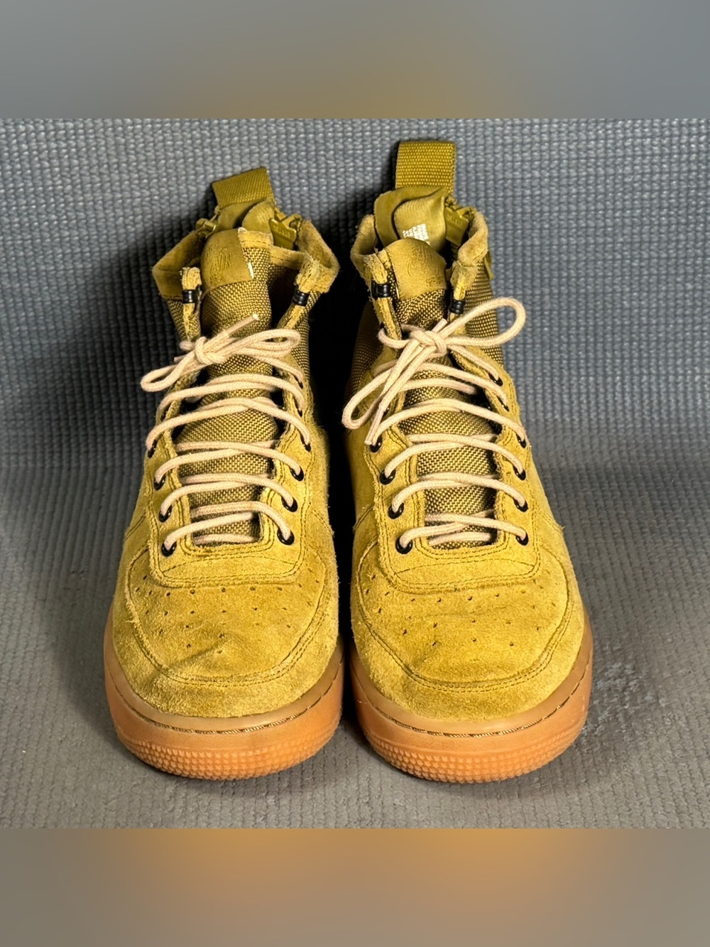 Nike SF Air Force 1 Mid Shoes Desert Moss Gum AJ0424-300 Sz 6Y Sz 7.5 Women - Picture 3 of 10